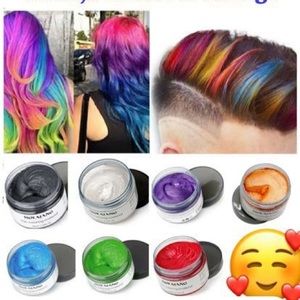 7 Colors MOFAJANG HAIR Color Wax Unisex Dye Cream Temporary, party,Halloween ect